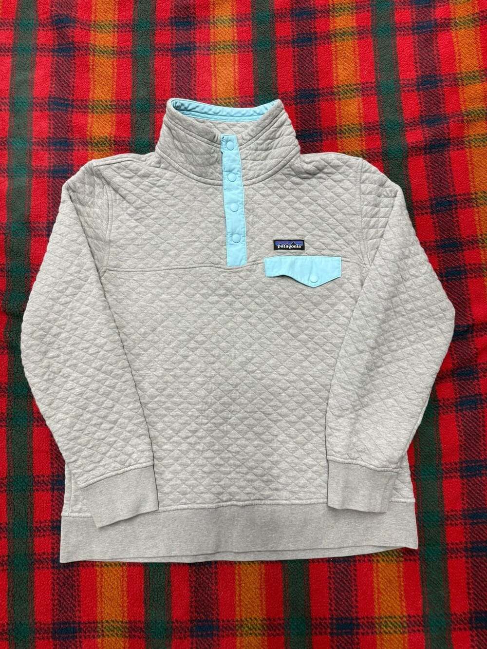 Patagonia Women's Organic Cotton Quilt Snap-T Pullover Fleece